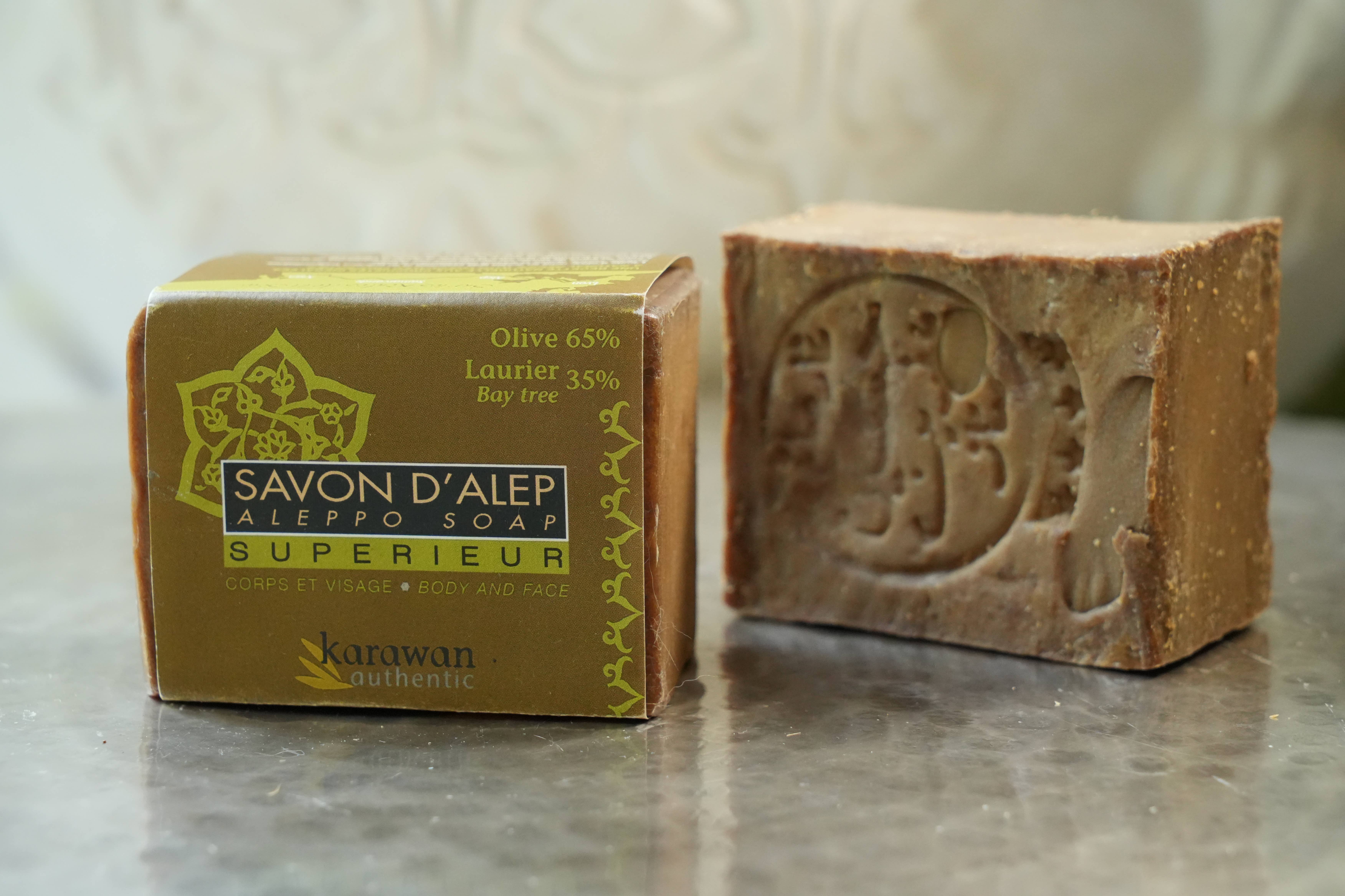 Karawan Authentic - Wholesale Bar Soap - SUPERIOR ALEP SOAP - OLIVE OIL AND LAUREL 35%1