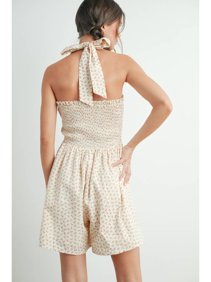 BUTTERMELON - Vendita all'ingrosso Vestito - Donna - Abito Mini Classico Ditsy - BMR767217