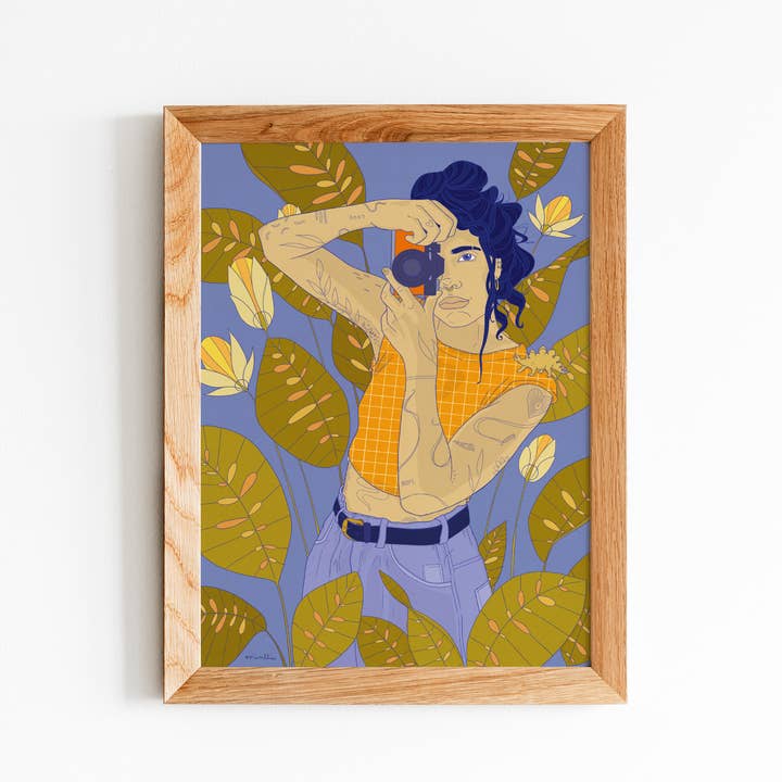 minttu illustrations - Wholesale Art Print - Art print "female gaze"1