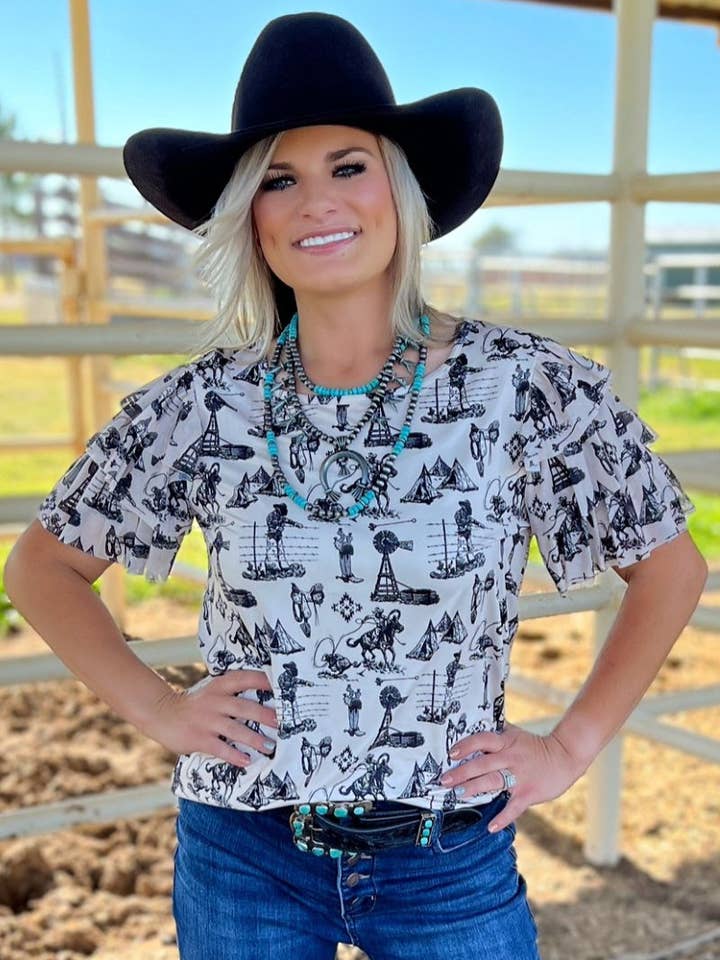 Sterling Kreek - Wholesale Blouse - Women's - God's Country Top