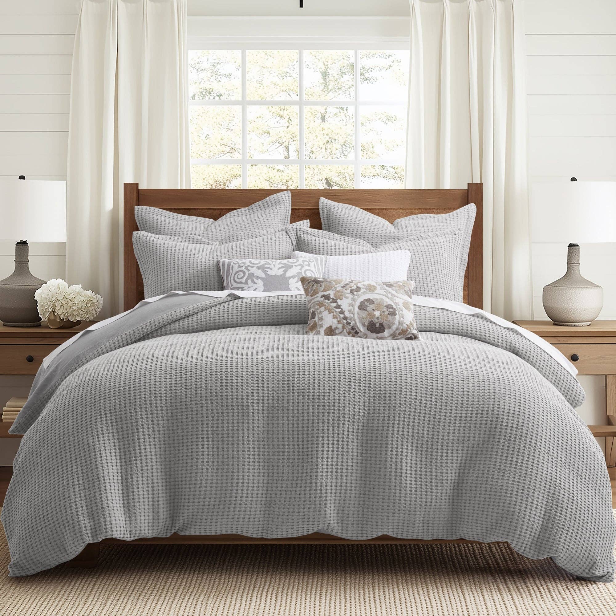 Levtex Home - Wholesale Bedding Set - Mills Waffle Duvet Set7