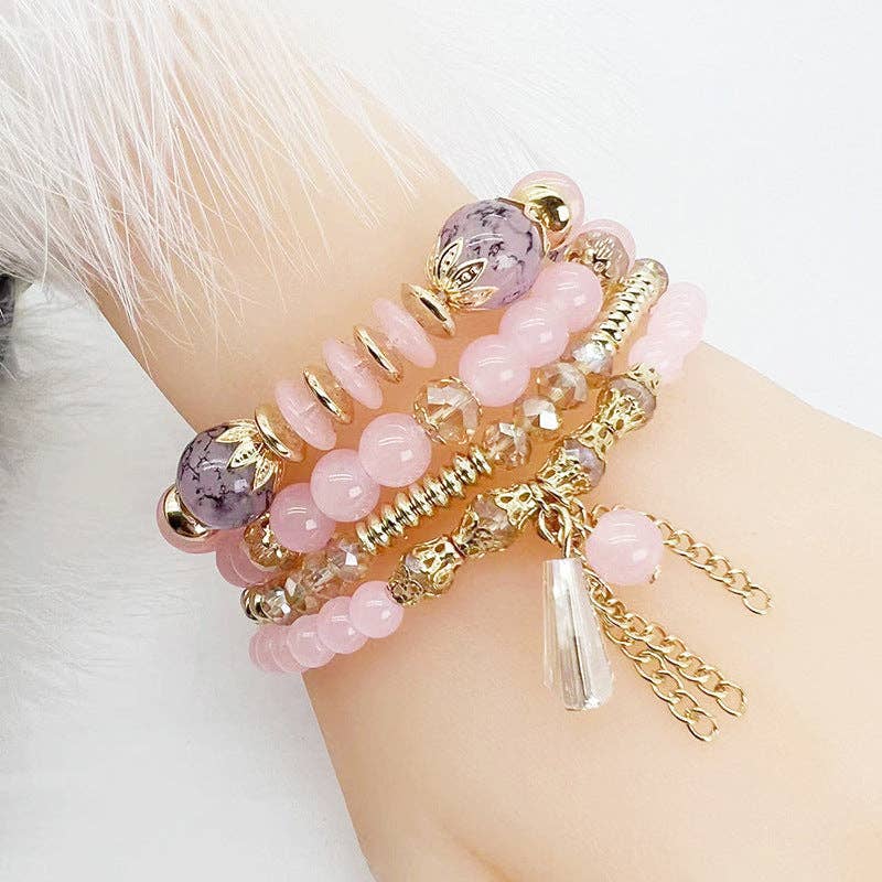 SALINA TRADING INC - Wholesale Beaded Bracelet - Boho Women Fashion Creative Crystal Beaded Bracelet9