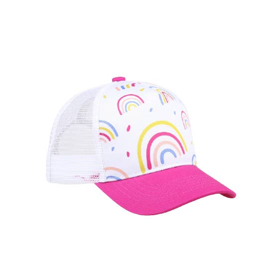 Rainbow Trucker Hat- Toddler for wholesale by Wild Child Hat Co
