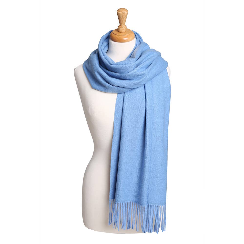 Sensibling Corp. – wholesale Scarf – Women's – Solid Oblong Scarf with Tassels21