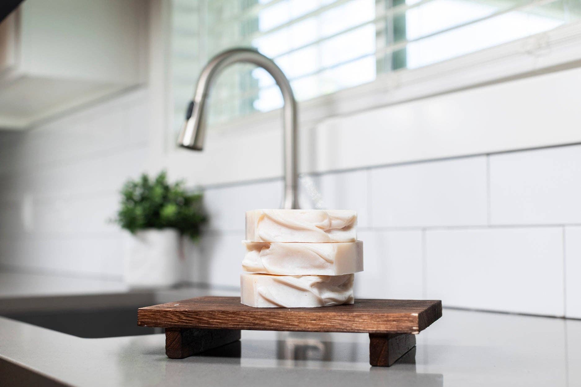 GLOW Lather + Wick - Wholesale Bar Soap - Tallow+Goat Milk Soap-Lavender1