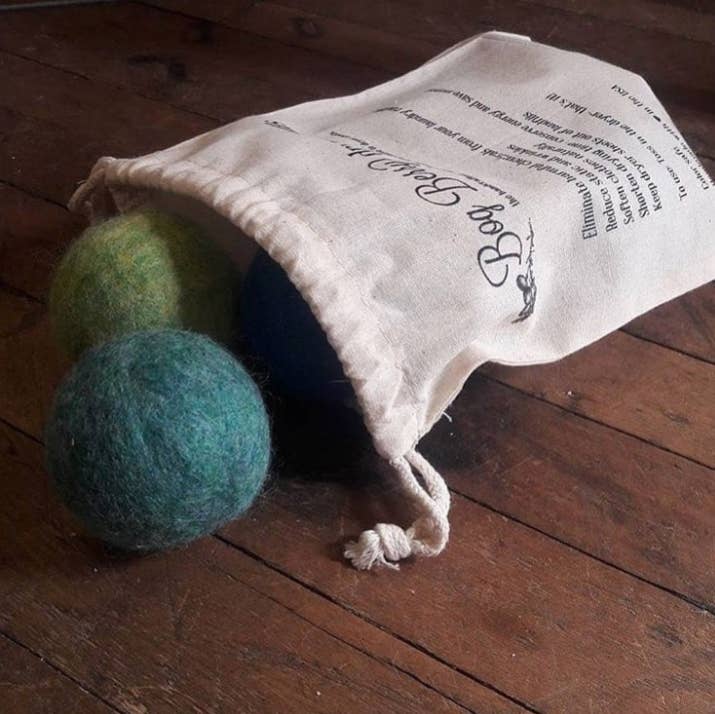 Bog Berry Dryer Balls - Wholesale Dryer Balls - Trees and Seas - Set of 6 Wool Dryer Balls zero waste6