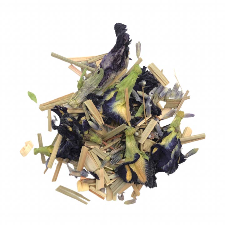 Haze - Butterfly pea flower, lemongrass, lavender for wholesale by The Black Leaf Tea and Culture Shop