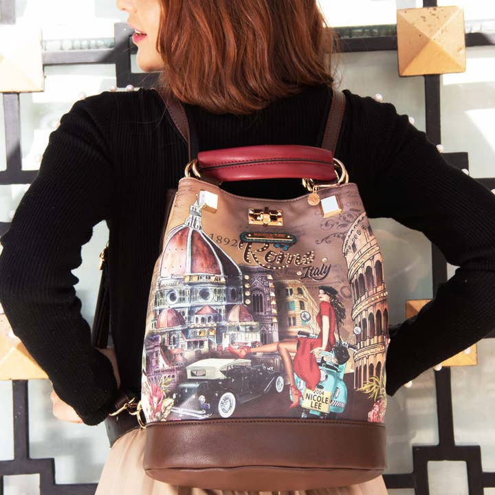 Nicole Lee USA – wholesale Axelremsväska – Dam – MULTIFUNKTIONELL SKOPVÄSKA13