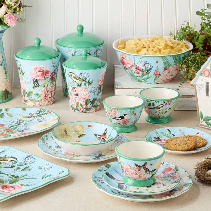 Certified International - Wholesale Bowl - Flora Ice Cream Bowl 5.25in x 3in 4 asstorted 24 oz3