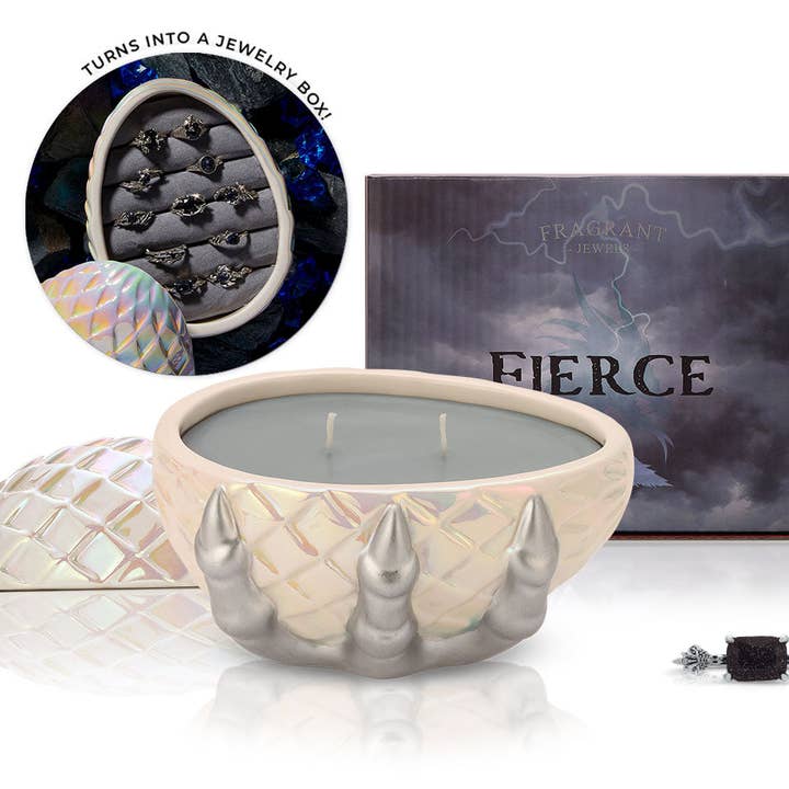 Fierce Dragon - Candle Jewelry Box for wholesale by Fragrant Jewels