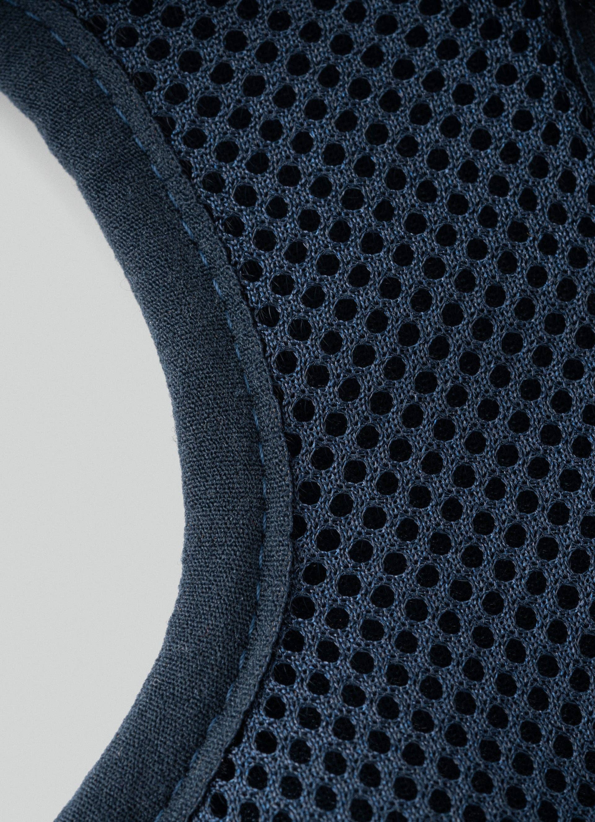 Hugo & Hudson – wholesale Pet harness – Dog – Hackett x Hugo Hudson Grey Checked Tweed Dog Harness4