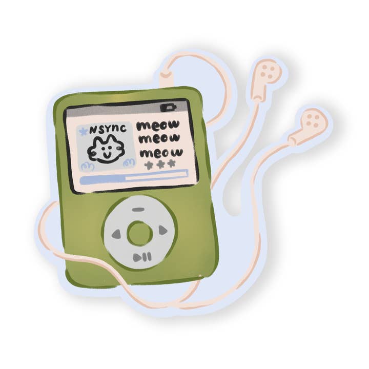 Kitty-Pod-sticker voor wholesale door The Stray Shop