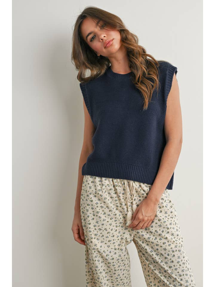 BUTTERMELON - Wholesale Knit Top - Women's - Plain Knitted Top - BMW7600