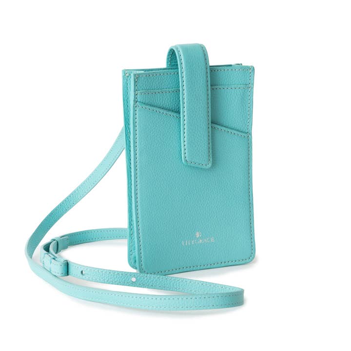Leather Phone Bag - Lily Grace Blue for wholesale by Lily Grace Co.