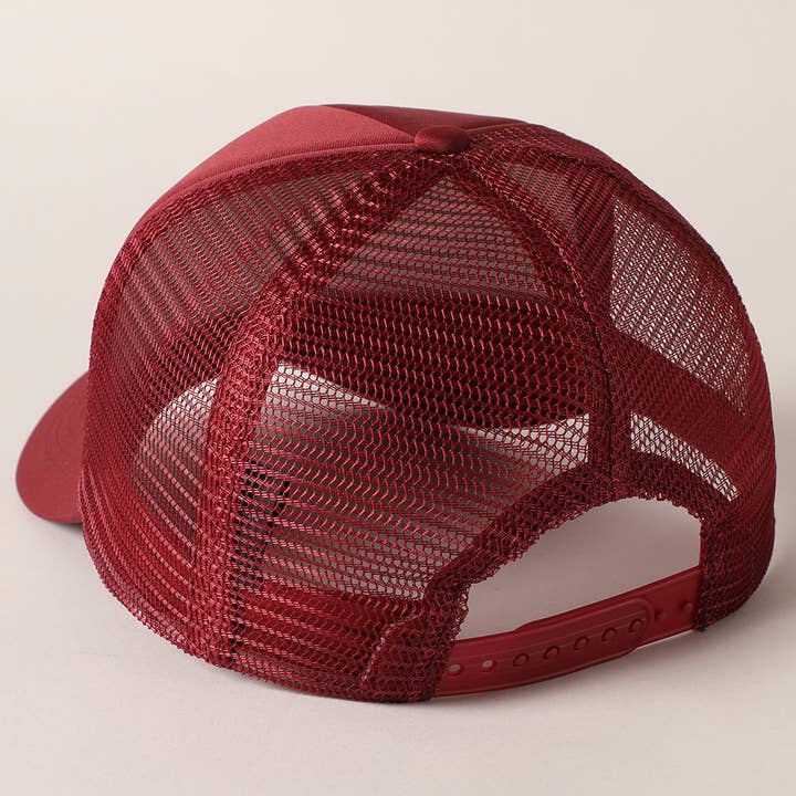 Fashion City - Wholesale Trucker Hat - Unisex - Boot Scootin' Spooky Print Halloween Trucker Hat13