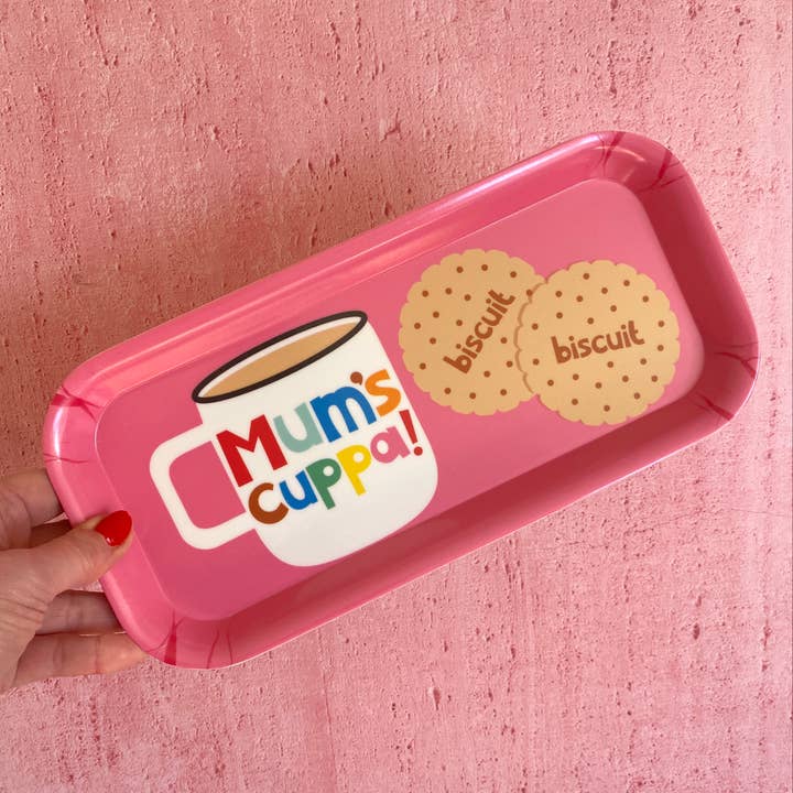 Poppekins - Wholesale Serving Tray - Mum's Cuppa Melamine Serving Tray1