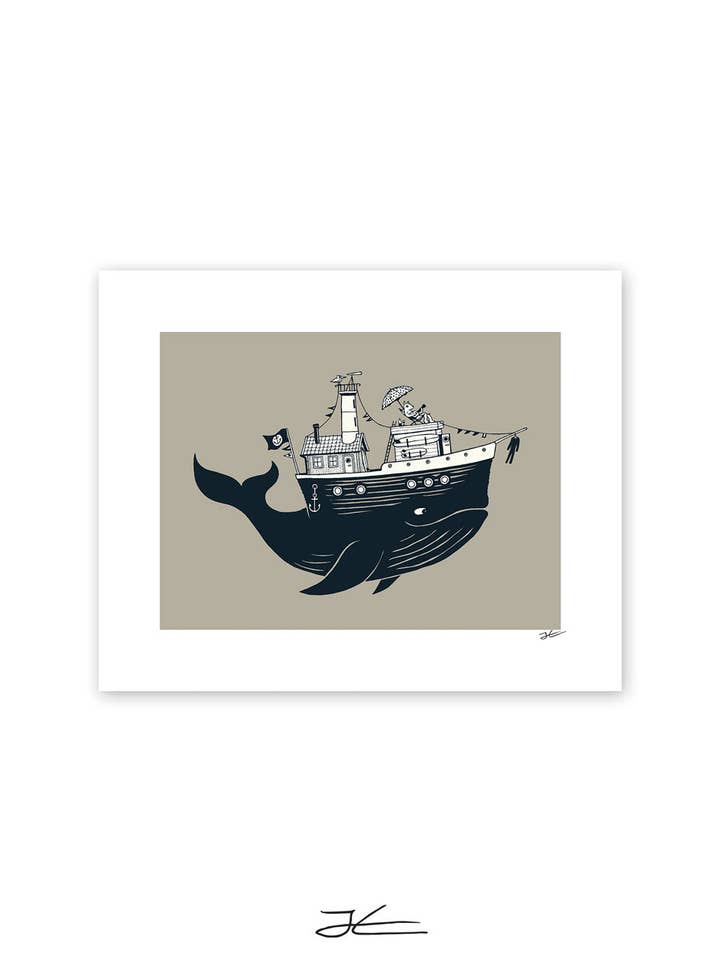 Ocean Voyager - Print/ Framed Print for wholesale by Jonas Claesson