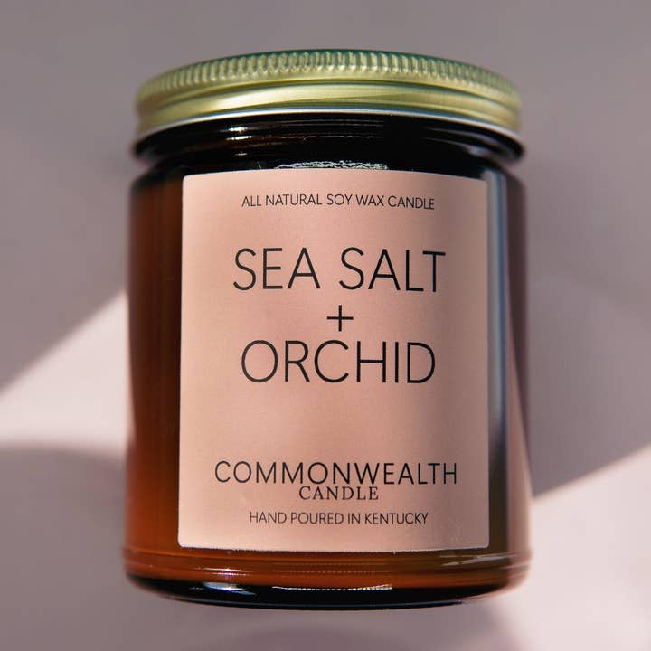 Sea Salt + Orchid for wholesale by Commonwealth Candle