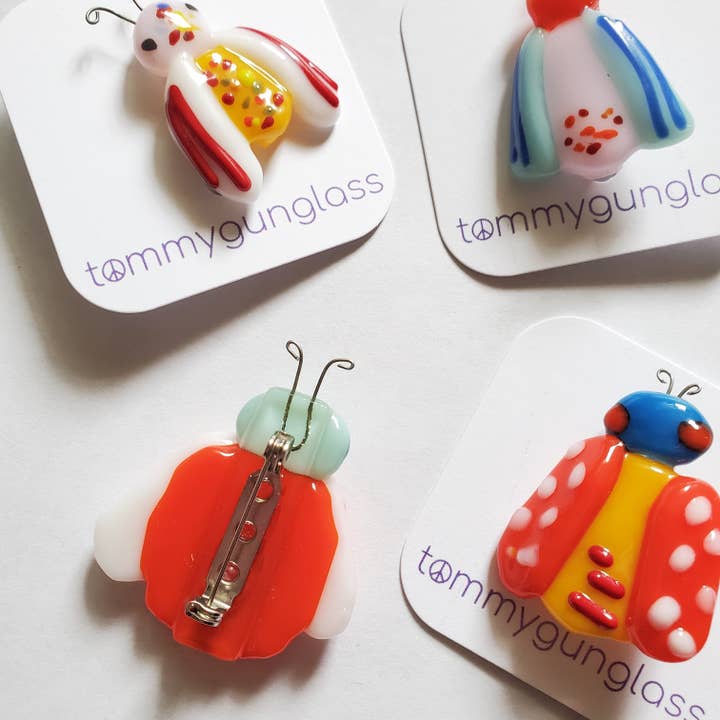 TommyGunGlass - Vente Broches - Broches Funky Bugs3