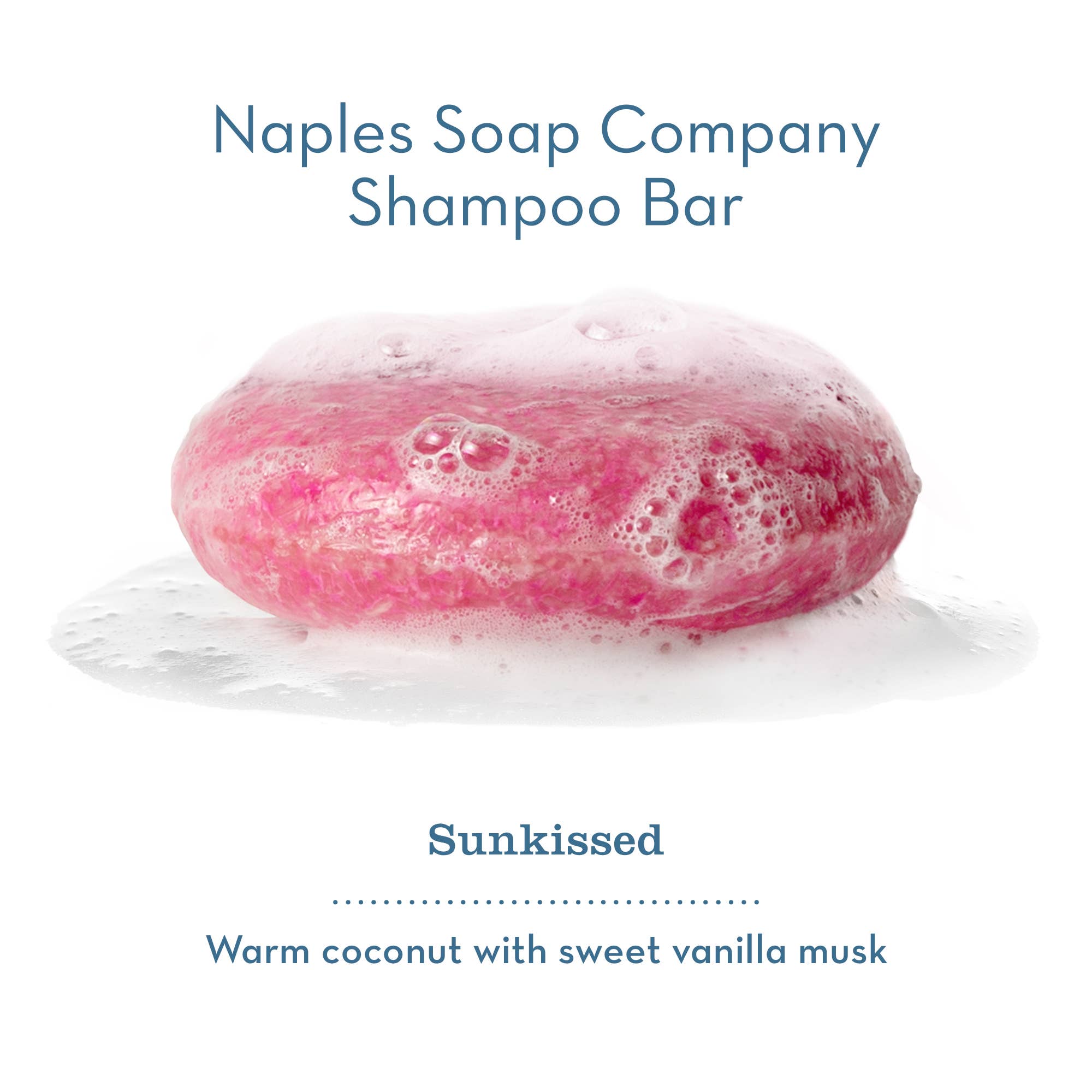 Naples Soap Company | Clean Beauty, Natural Bath & Body - Wholesale Shampoo Puck/Solid Shampoo - Sunkissed Shampoo Bar – Sweet Coconut & Vanilla
3