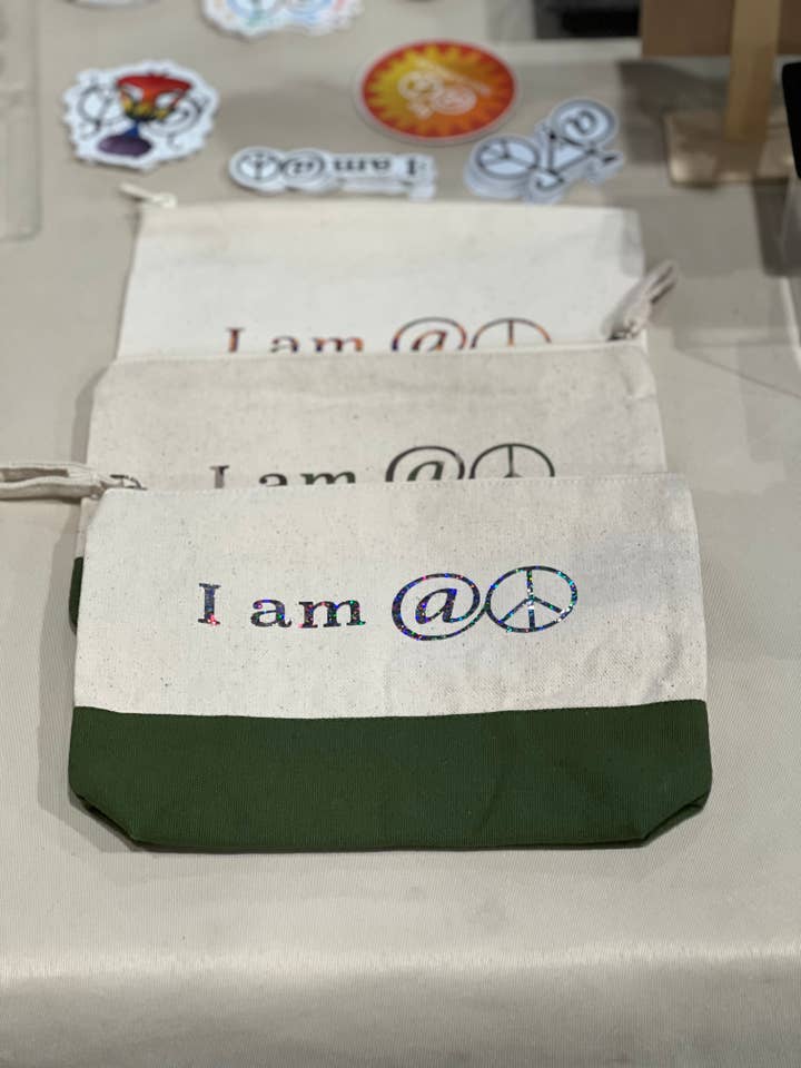 Wristlet/Make-up Bag for wholesale by At Peace Design