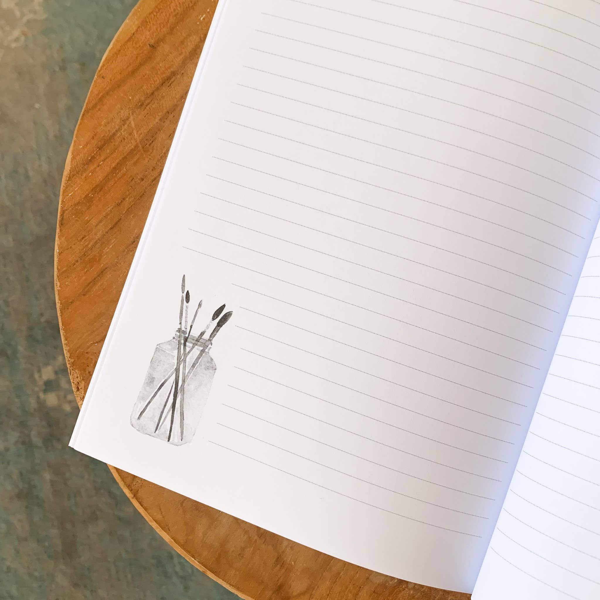 Bleu Coquille - Wholesale Notebook - Stationery Notebook A5 - Feuillages 🌿8