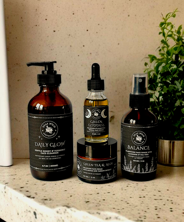 Stay Wild Apothecary - Wholesale Facial Serum/Concentrate - Green Goddess Clarifying Herbal Face Serum2