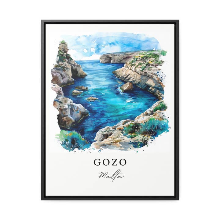 Premium Travel Art - Wholesale Art Print - Gozo Malta Art Print, Gozo Print, Malta Wall Art, Gozo Gift, Travel Print, Travel Poster, Travel Gift, Housewarming Gift4