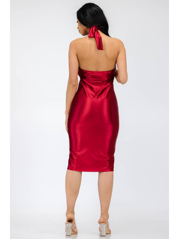 H&H Fashion Inc. – wholesale Klänning - Dam – HH-678X - Halter Bodycon Klänning