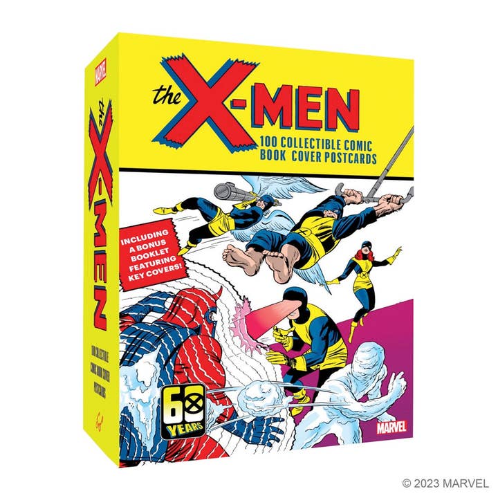 Chronicle Books - Wholesale Postcard Set - Marvel The X-Men: 100 Collectible Comic Book Cover Postcards