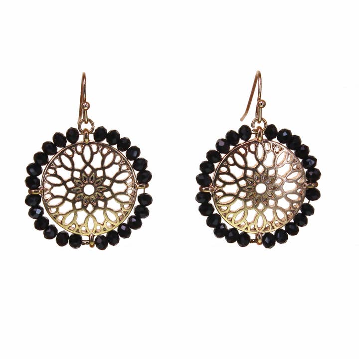 Kole Design - Wholesale Dangle Earrings - 18B-E7092GBK