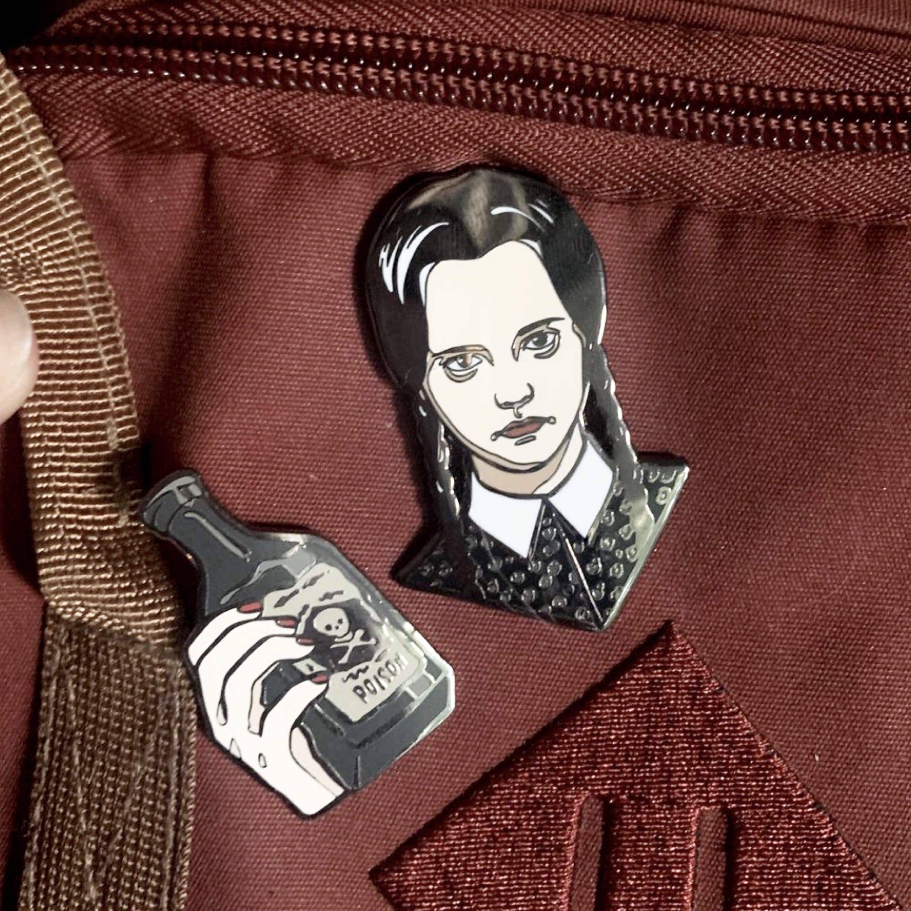 Badmouthed Bruja - Wholesale Lapel Pin/Button - Wednesday1