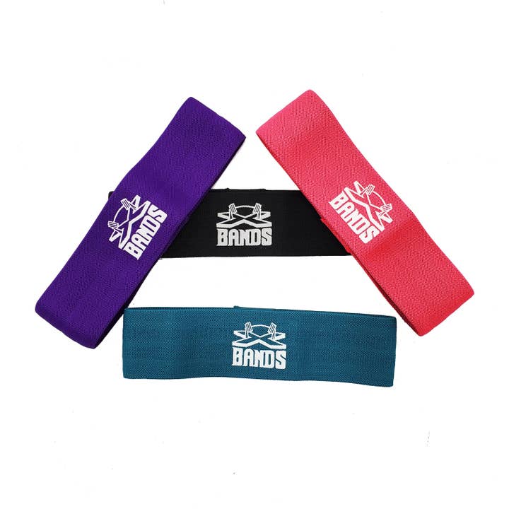 3" Fabric Non-Slip Workout Booty Building Band level 4 for wholesale by The X Bands