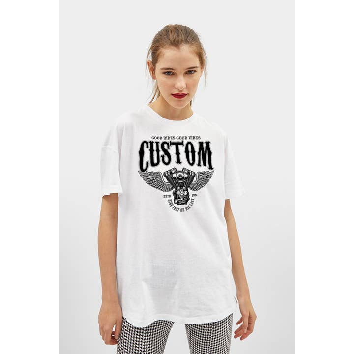 DC5018 Custom Motorcycle Tee and other Purchase Wholesale custom t shirts pricing. Free Returns & Net 60 Terms on Faire trending on Faire.