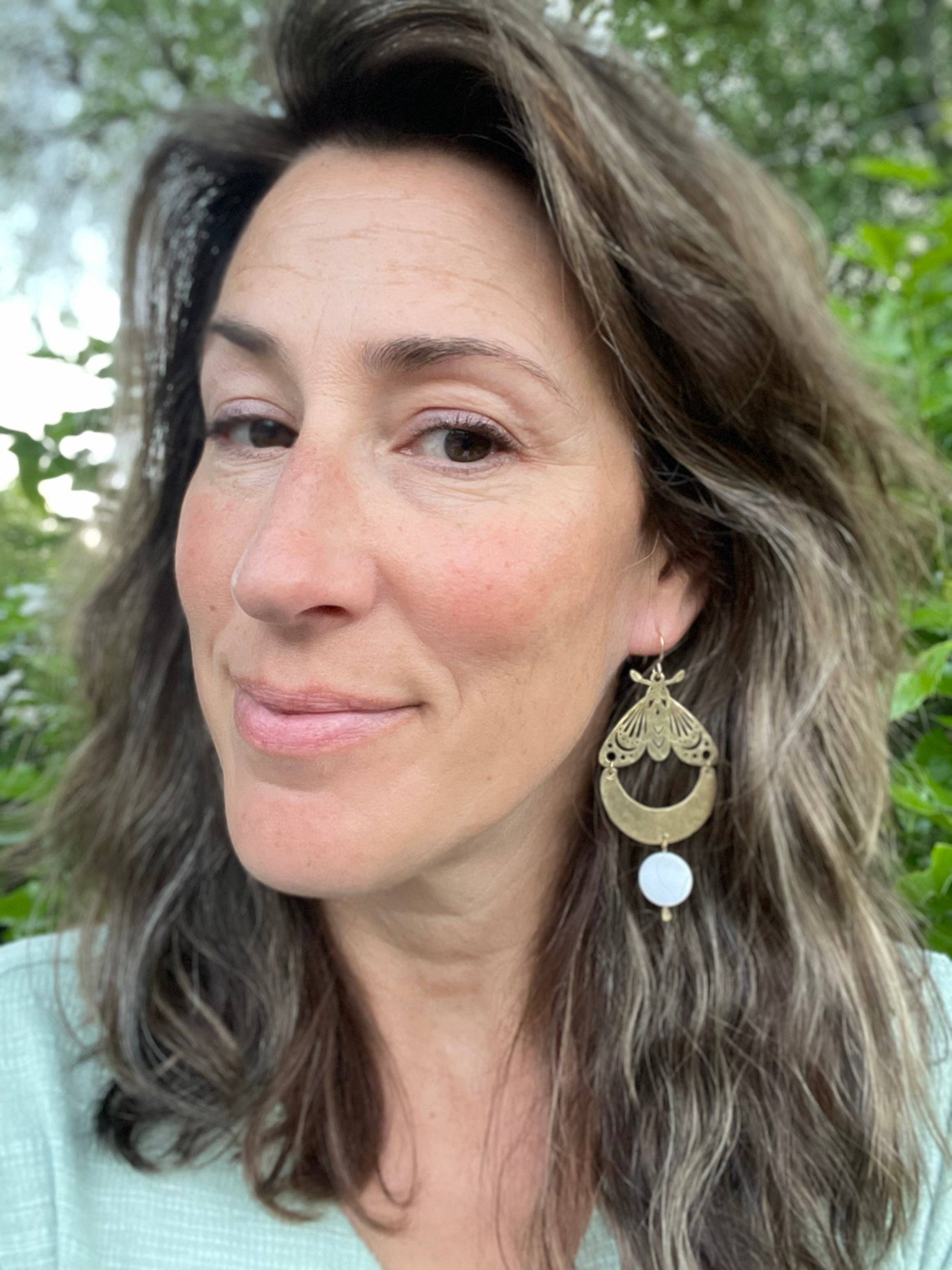 Fluff Hardware - Vendita all'ingrosso Orecchini pendenti - Orecchini Luna Moth2