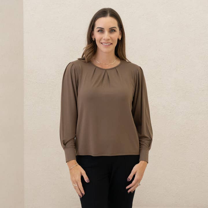 Encircled - Wholesale Blouse - Women's - The Comfy Blouson Top4