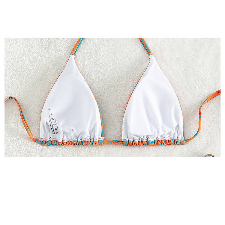 Sweetkama - Wholesale Two Piece Swimsuit - Women's - 2 Piece Flower Print Bikini Swimsuit11