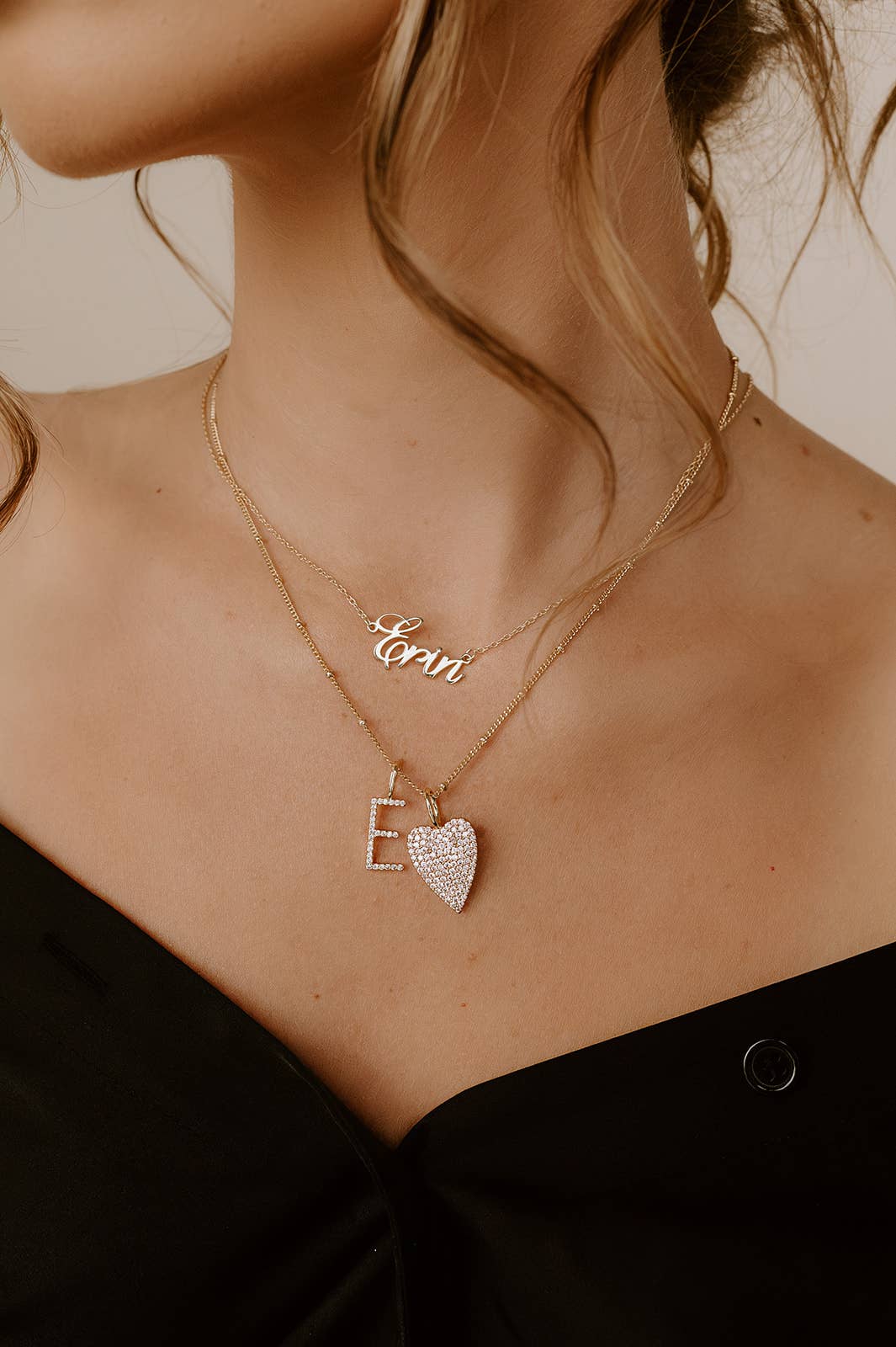 The Sis Kiss - Venta al por mayor Abalorios/colgantes individuales - Elegantes amuletos iniciales2