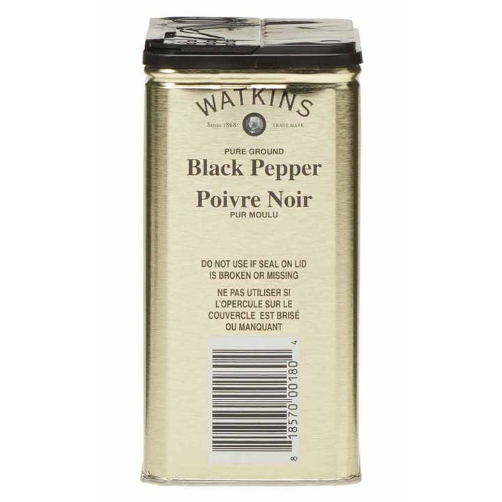 The Watkins Co. - Wholesale Dried Spice - Pure Ground Black Pepper 6 oz1