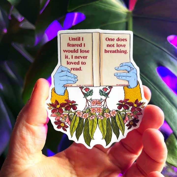 Fabulously Feminist - Wholesale Sticker - Love To Read, To Kill A Mockingbird: Feminist Sticker6