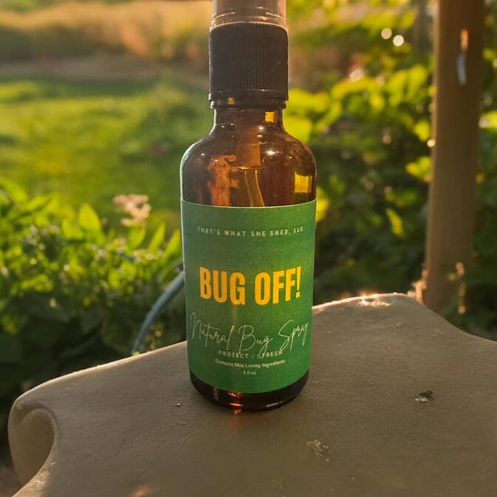 Bug Off! Natural Bug Spray for wholesale by That's What She Shed