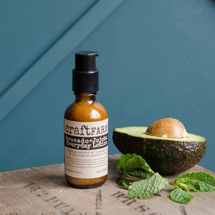 Avocado+Jojoba Everyday Lotion 2oz voor wholesale door Craft Farm