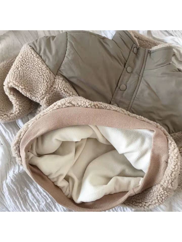 khaki Annie & Charles® Ark Outdoor Sweater for wholesale on Faire6