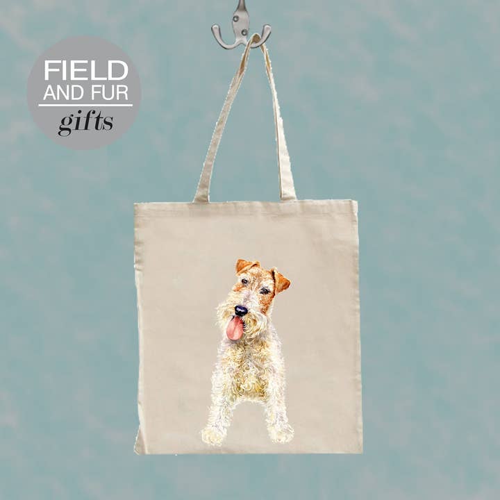 Bolsa de compras Benjamin, Fox Terrier para venta al por mayor de Field and Fur Gifts