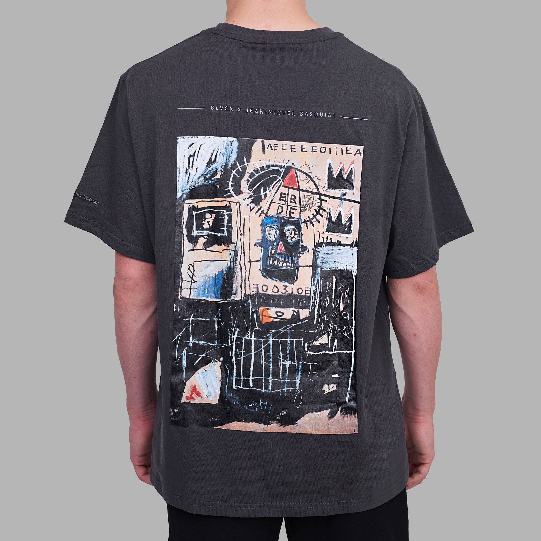 Trækul Blvck x Basquiat t-shirt med kunstmotiv for engroshandel på Faire3