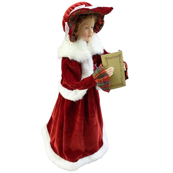 Santa’s Workshop Inc. - Wholesale Christmas Decoration - 20" To 27" Dickens Carolers, Set of 48