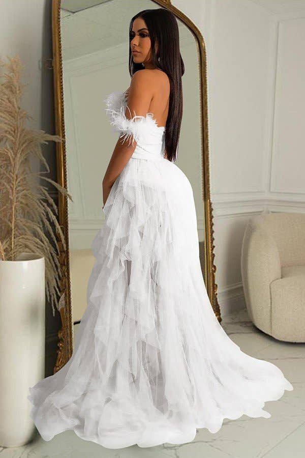 Aria Romance - Wholesale Gown - Women's - Wrap Front Sleeveless Maxi Dress0