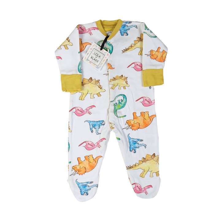 Dinos Babygrow for wholesale by LOLA+BLAKE