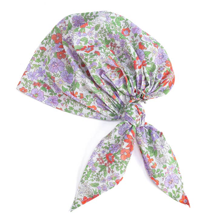 Pre-Tied Hair Bandana Scarf for Girls 3-8, Vintage Floral for wholesale by Peppercorn Kids