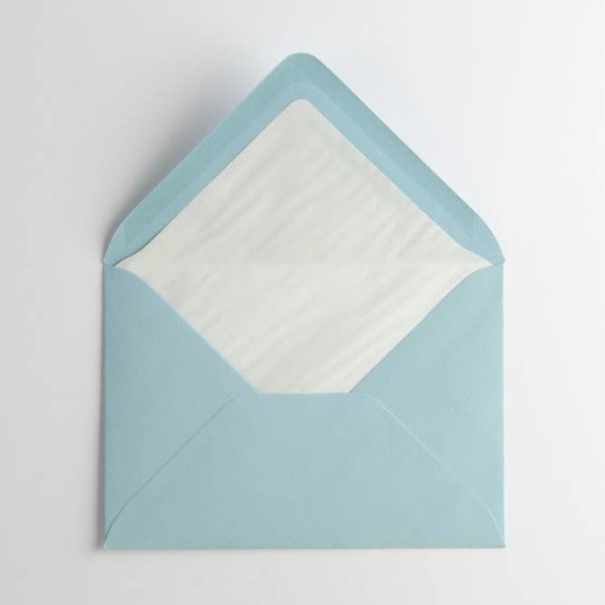 Sobre de lujo «azul claro» para venta al por mayor de Fünf vor Zehn